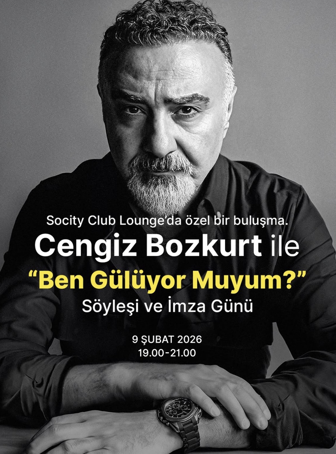 Cengiz Bozkurt ile “Ben Gülüyor Muyum?” Söyleşi ve İmza Günü