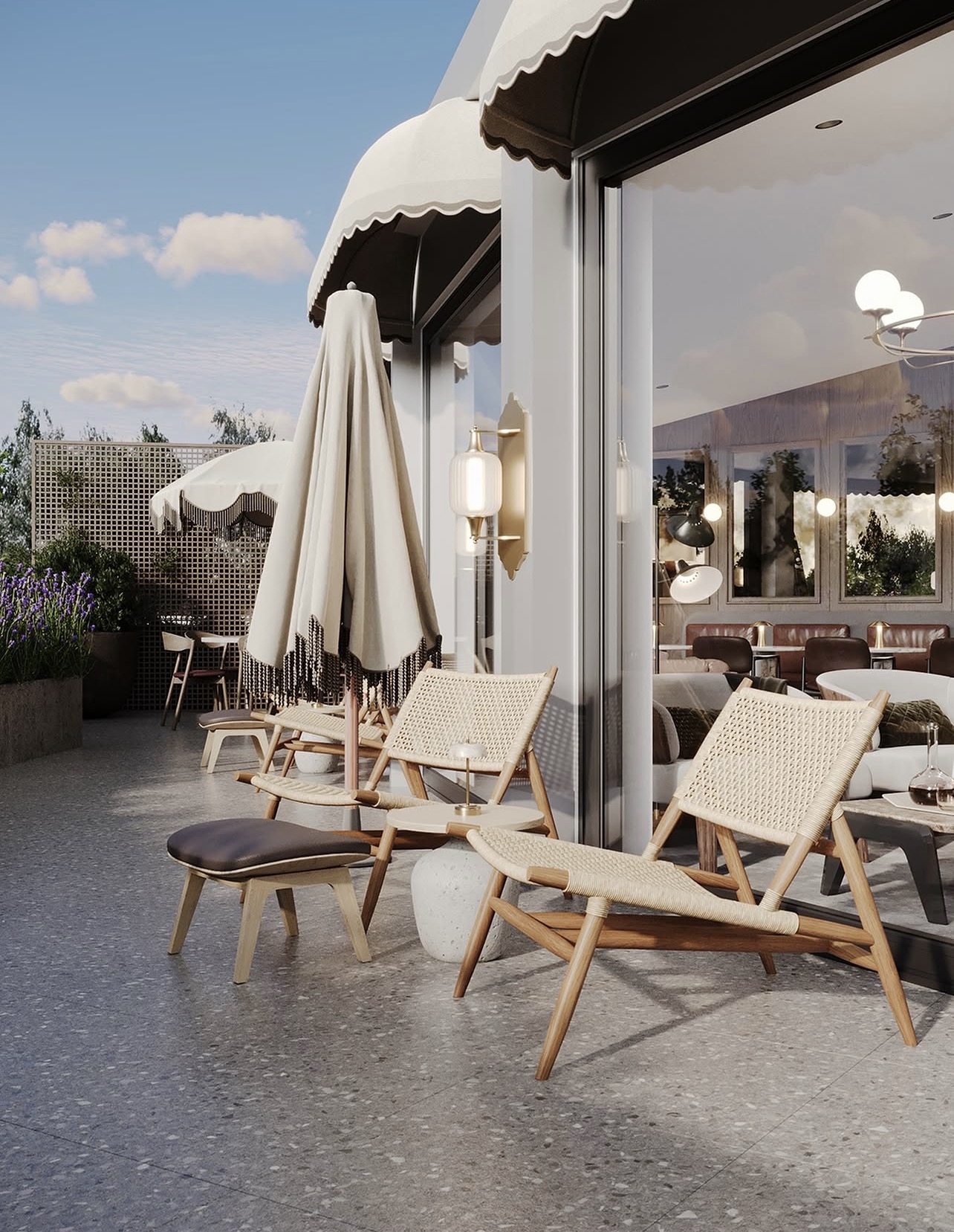 A quiet lounge corner at Socity Club Suadiye